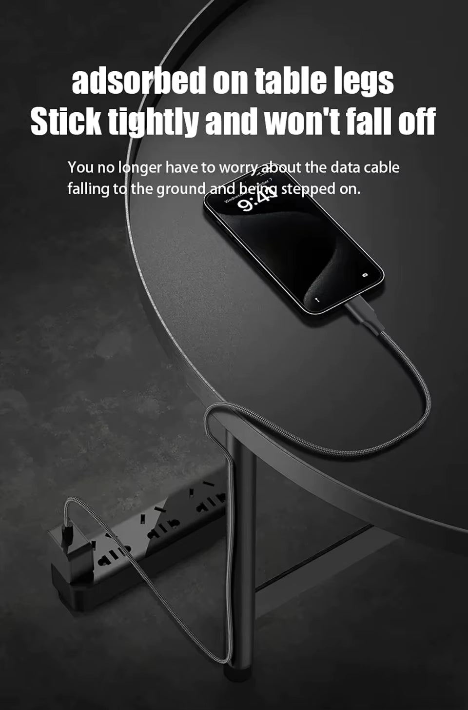 Magnetic Anti-tangle Charging Cable